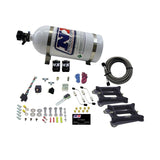 Nitrous Express Dual 4150/Alcohol Nitrous Kit (100-500HP) w/10lb Bottle (50245-10)