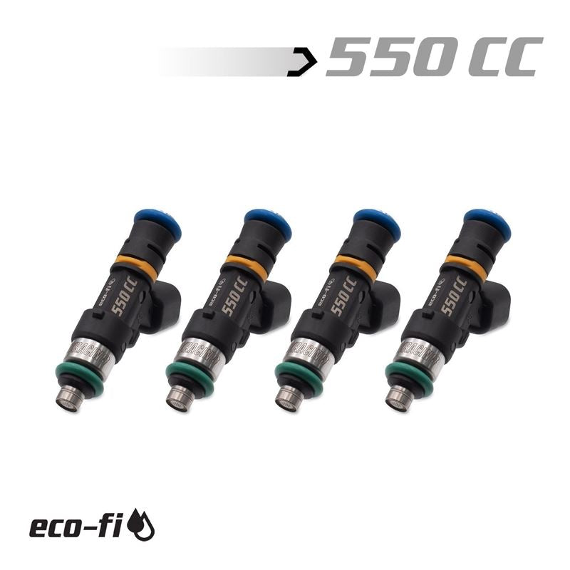 Blox Racing Eco-Fi Street Injectors 550cc/min Honda K Series (Set of 4) (BXEF-06514-550-4)