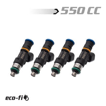 Load image into Gallery viewer, Blox Racing Eco-Fi Street Injectors 550cc/min Honda K Series (Set of 4) (BXEF-06514-550-4)