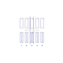 Load image into Gallery viewer, King Engine Bearings Main Bearing Set for 1970-1974 Mercury Colony Park (MB5503AM 030)
