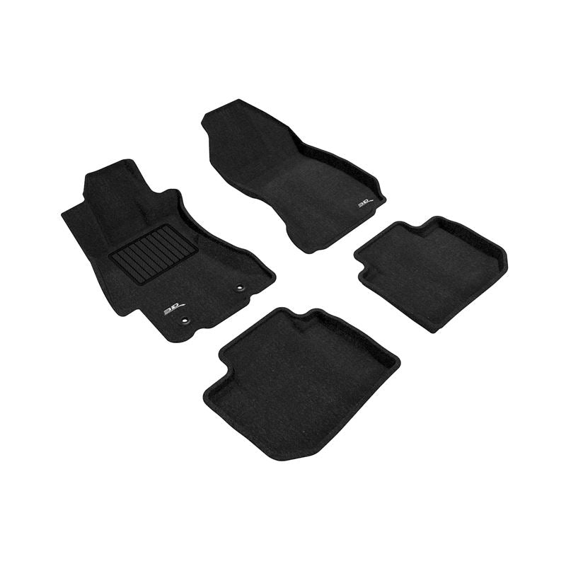 3D Maxpider ELEGANT Floor Mat, BLACK, 1ST ROW/2ND ROW (L1SB02004709)