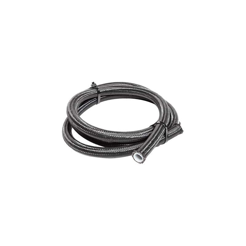 Snow Performance 8AN Braided Stainless PTFE Hose - 5ft (Black) (SNF-60805B)