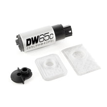 Load image into Gallery viewer, Deatschwerks DW65C series, 265lph compact fuel pump without mounting clips w /install kit (9-651-1051)