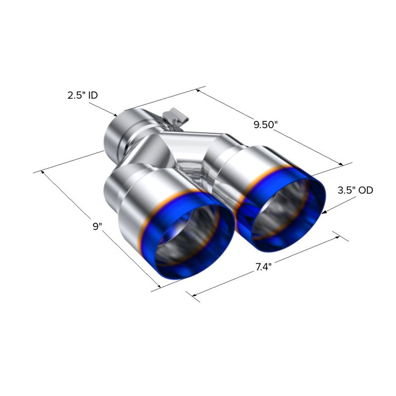 MBRP Exhaust Armor Pro Exhaust Tip (T5171BE)