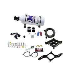 Load image into Gallery viewer, Nitrous Express 4150 Single Entry Crossbar Plate RNC Nitrous Kit (250-750HP) w/5lb Bottle (63840-05)