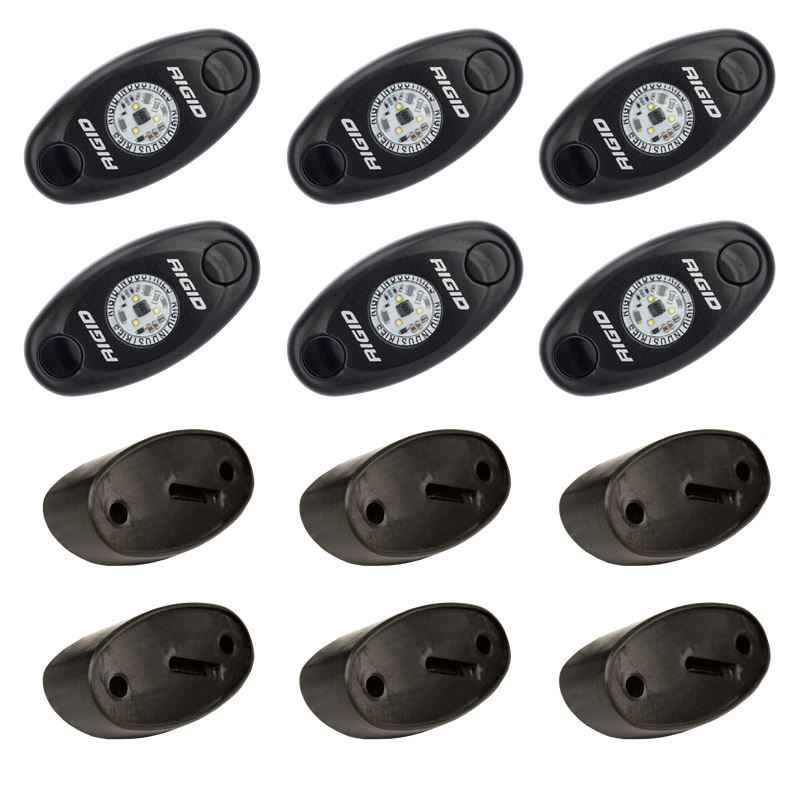 Rigid Industries Rock Light Kit- Blue (6 lights) (400283)