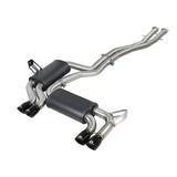 aFe MACH Force-XP 2-1/2 IN 304 Stainless Steel Cat-Back Exhaust System w/ Black Tips (49-36344-B)