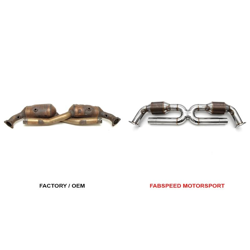 Fabspeed 996 Carrera Sport Catalytic Converter X-Pipe (99-04) (FS.POR.996.SCX)