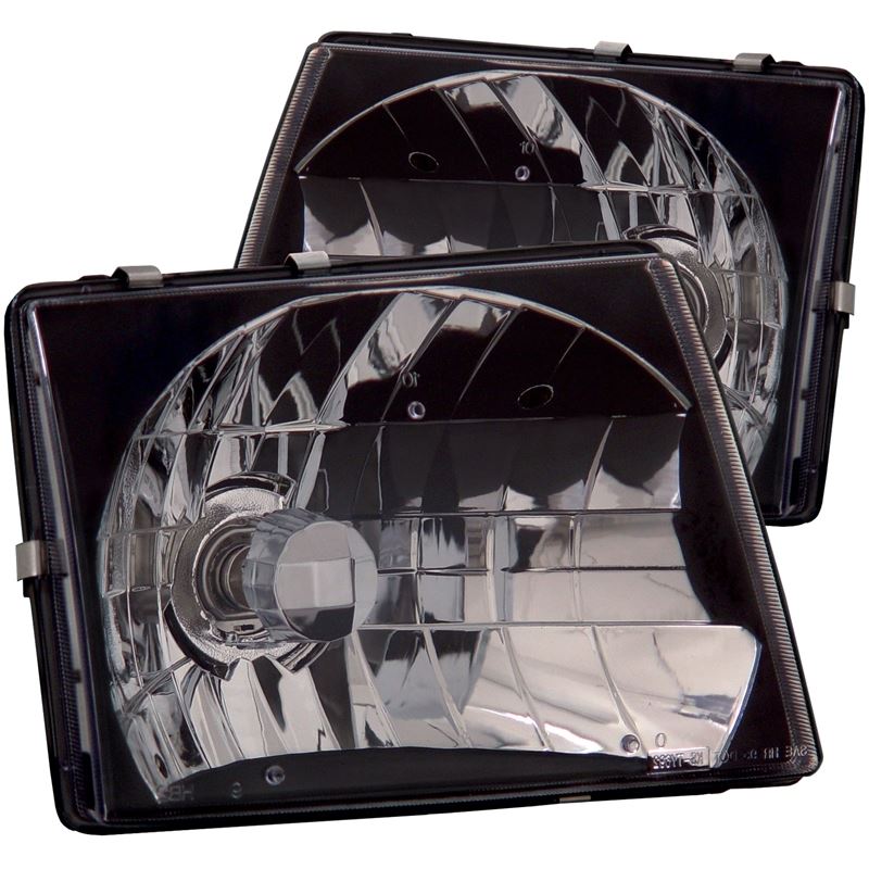 ANZO USA 1997-2000 Toyota Tacoma Crystal Headlights Black (121139)