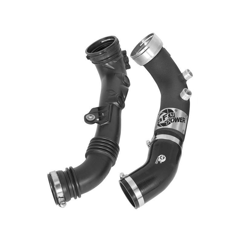 aFe BladeRunner 3 IN Aluminum Cold Charge Pipe Black (46-20159-B)