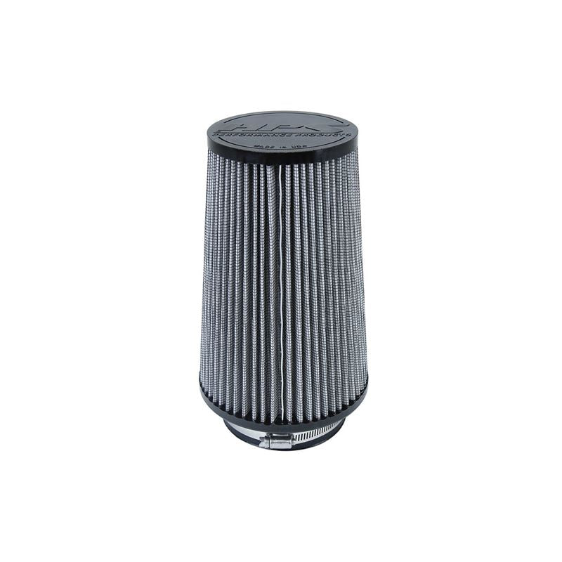 HPS High Flow Performance Air Filter,4" Flange ID,10.75" Length,Washable,Reuseable (HPS-4301)
