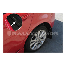 Load image into Gallery viewer, Rally Armor Black Mud Flap/Silver Logo for 2010-2013 Mazda 3 (MF17-UR-BLK/SIL)