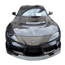 Load image into Gallery viewer, VIS Racing Double Sided Carbon Fiber Hood VRS Style for Toyota Supra GR 2020-23 (20TYSUP2DVRS-010D)