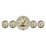 AutoMeter Antique Beige 5 Piece Kit 3-3/8in and 2-1/16 Elec. Speedometer Gauges (1840)