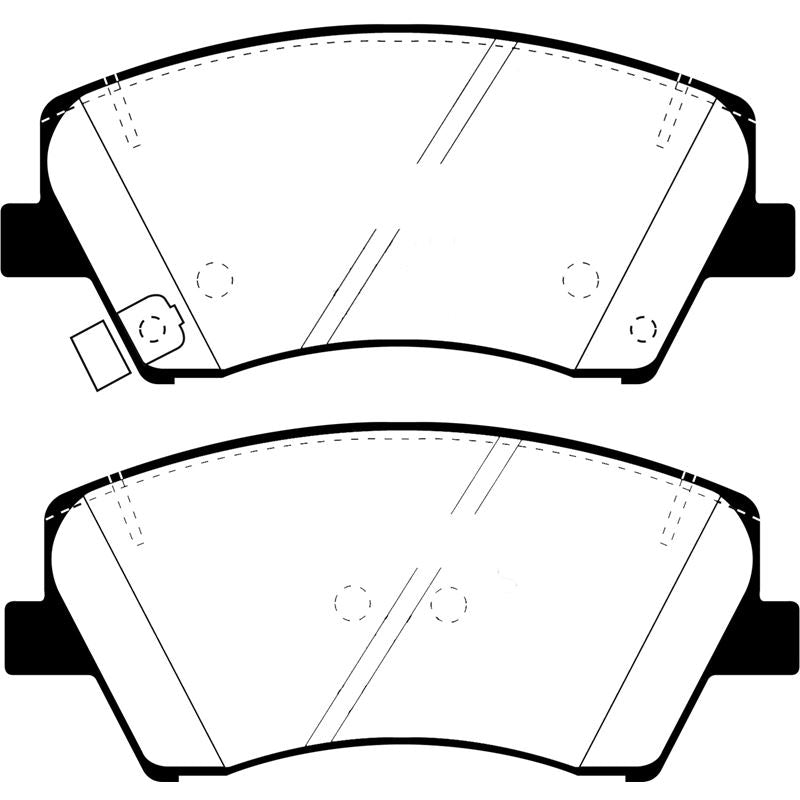 EBC Greenstuff 2000 Series Sport Brake Pads (DP23075)