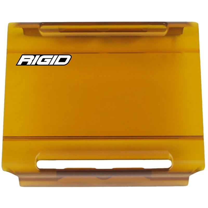 Rigid Industries 4in E-Series Light Cover - Amber (104933)