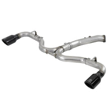 Load image into Gallery viewer, Takeda 3 IN to 2-1/2 IN 304 Stainless Steel Axle-Back Exhaust w/ Black Tip (49-37002-1B)