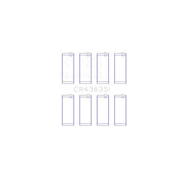 King Engine Bearings Connecting Rod Bearing Set for 2010-2011 Saab 9-3X (CR4363SI 030)