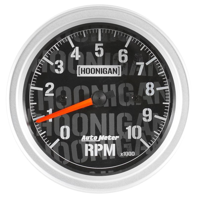 AutoMeter Hoonigan 87mm 10K RPM Full Electronic Tachometer Gauge (4497-09000)