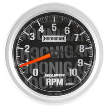 Load image into Gallery viewer, AutoMeter Hoonigan 87mm 10K RPM Full Electronic Tachometer Gauge (4497-09000)