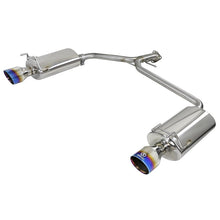 Load image into Gallery viewer, Takeda 2-1/4 IN to 1-3/4 IN 304 Stainless Steel Axle-Back Exhaust w/ Black Tips (49-36604-L)