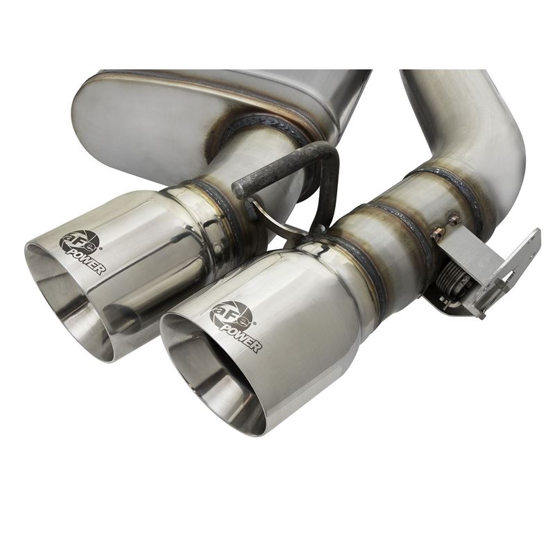 aFe MACH Force-Xp 3 IN 304 Stainless Steel Axle-Back Exhaust System w/Polished Tip (49-34068-P)