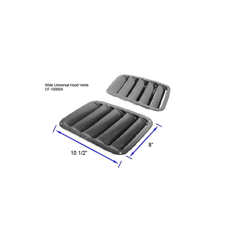 APR Performance Universal Hood Vents Square (CF-100004)