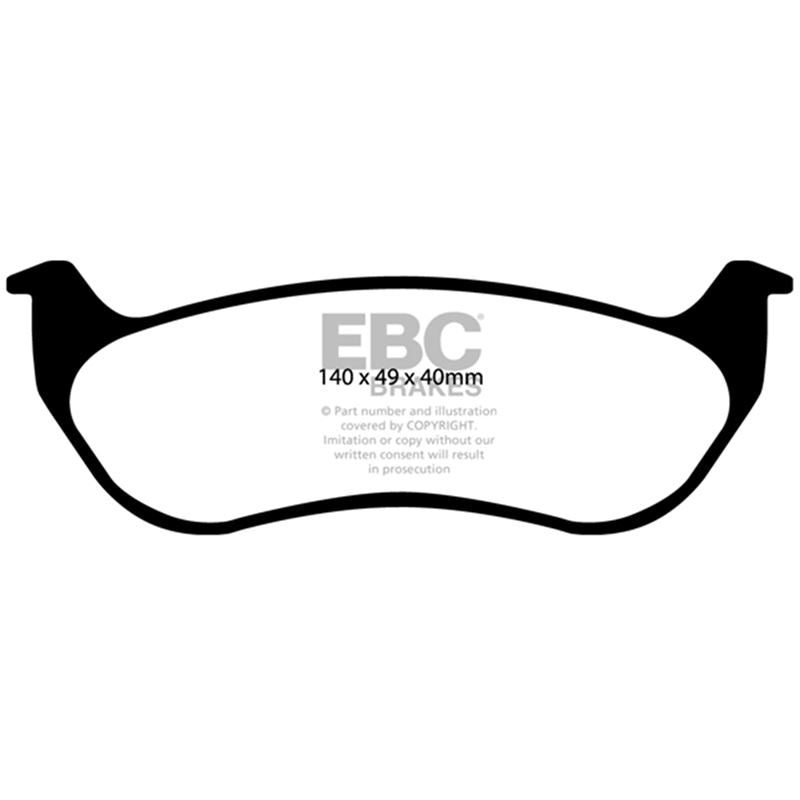 EBC Yellowstuff Street And Track Brake Pads (DP41673R)