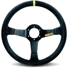 Load image into Gallery viewer, Sparco R345 Racing Steering Wheel, Black Suede (015R345MSN)