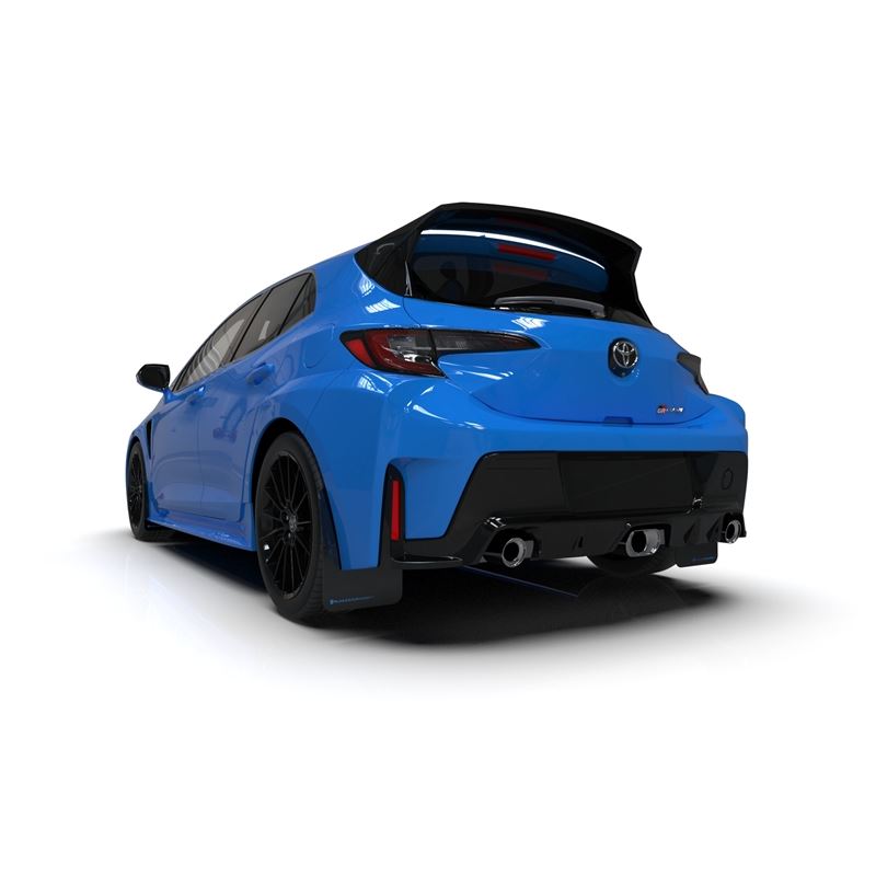 Rally Armor Black Mud Flap/Light Blue Logo for 2023 Toyota GR Corolla (MF89-UR-BLK-NB)