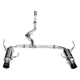 Invidia 10+ Legacy Dual N1 Single Layer Titanium Tipped Cat-back Exhaust (HS10SL1GTT)