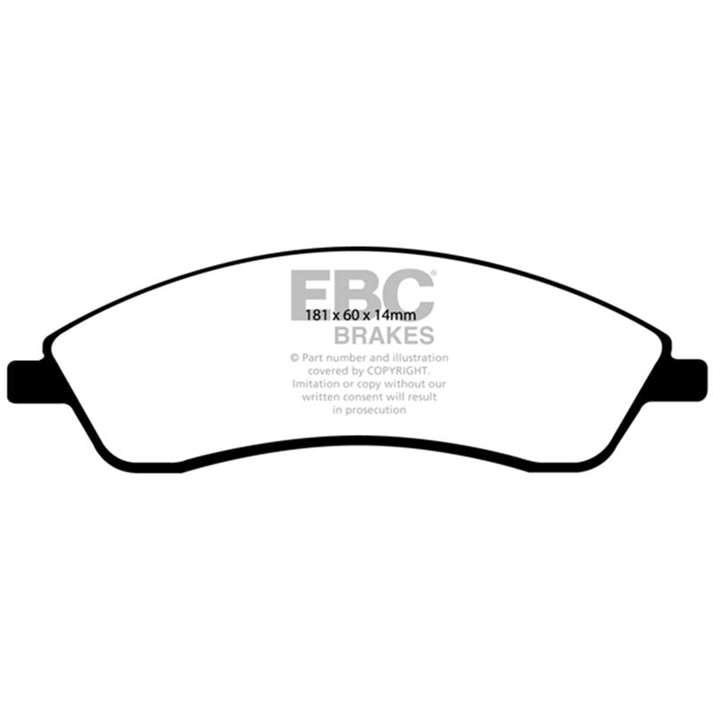 EBC Redstuff Ceramic Low Dust Brake Pads (DP31692C)