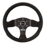 Sparco P300 Racing Steering Wheel, Black Suede (015P300SN)