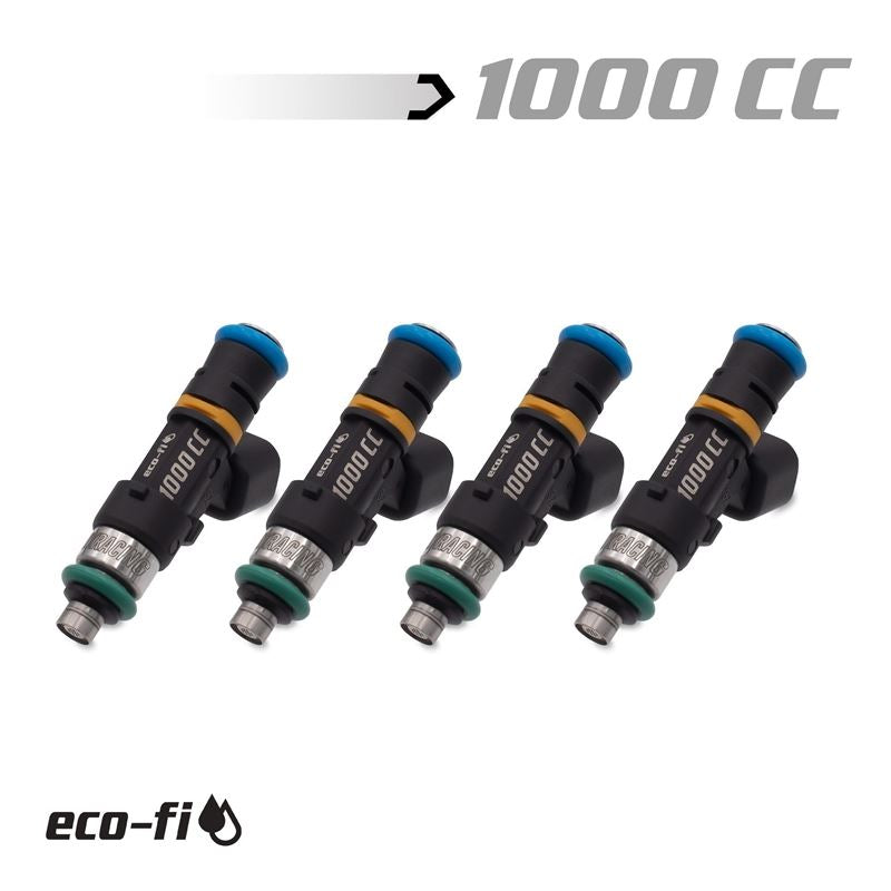 Blox Racing Eco-Fi Street Injectors 1000cc/min w/1/2in Adapter Honda K Series (Single Injector) (BXEF-04914.14-1000-SP)