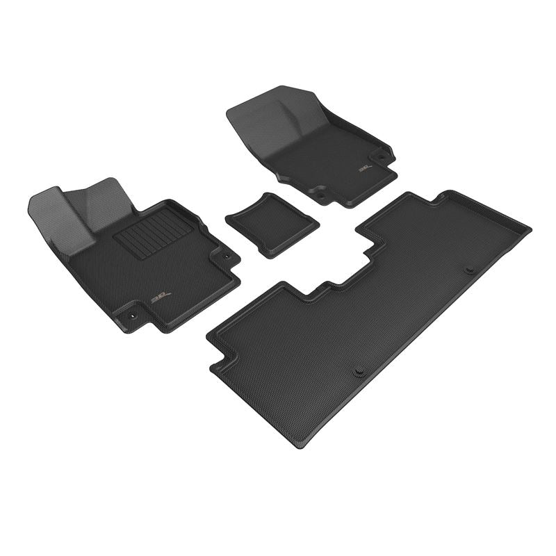 3D Maxpider 2023+ Genesis Gv60 Kagu Floor Mat- Black R1 R2 R3 (L1GS01201509)