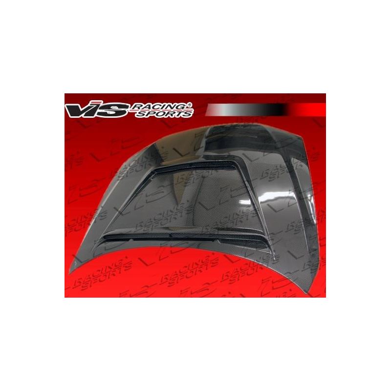 VIS Racing Tracer Style Black Carbon Fiber Hood (00LXIS34DTRA-010C)