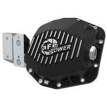 Load image into Gallery viewer, aFe Pro Series Dana M220 Rear Differential Cover Black w/ Machined Fins (46-71190B)