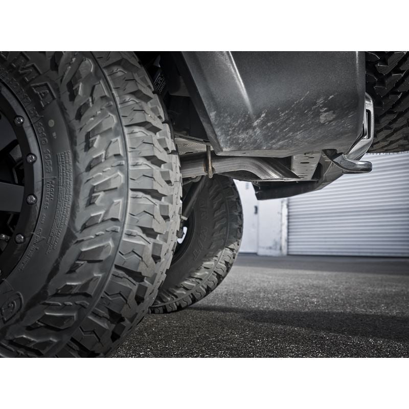 aFe MACH Force-Xp 2-1/2 IN 409 Stainless Steel Axle-Back Hi-Tuck Exhaust System (49-48075)