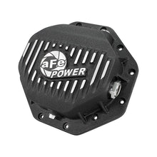 Load image into Gallery viewer, aFe Pro Series Rear Differential Cover Black w/ Machined Fins (46-70272)