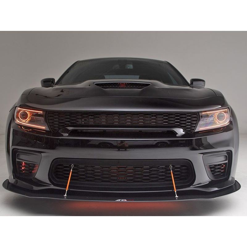 APR Performance Carbon Fiber Wind Splitter With Rods for Dodge Charger Hellcat Widebody(CW-721020)