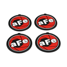 Load image into Gallery viewer, aFe POWER &quot;Filter Top&quot; Drink Coaster (4-Pack) (40-10234-MB)