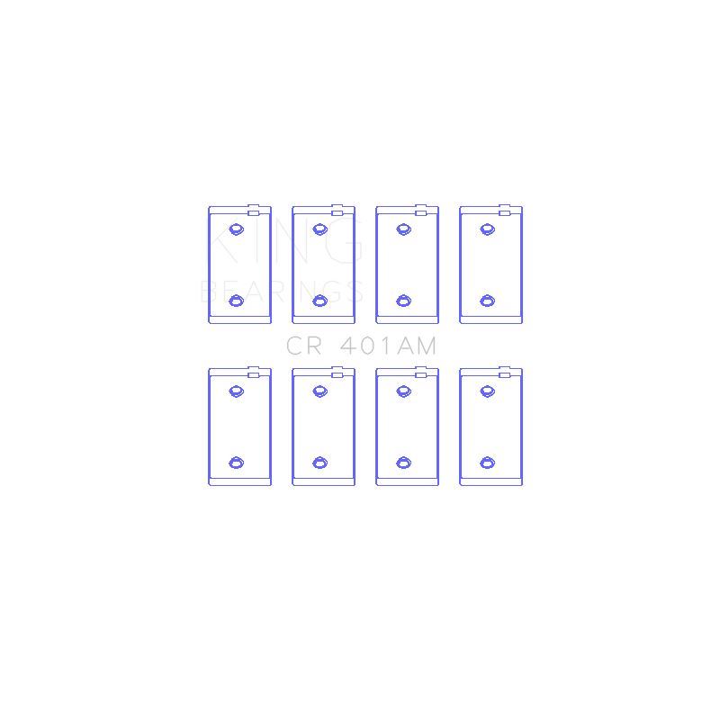 King Engine Bearings Connecting Rod Bearing Set for 1950-1953 Willys Station Wagon (CR 401AM 030)