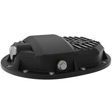 Load image into Gallery viewer, aFe Pro Series Differential Cover Black w/ Machined Fins and Gear Oil (AAM 9.5/9.76) (46-71121B)