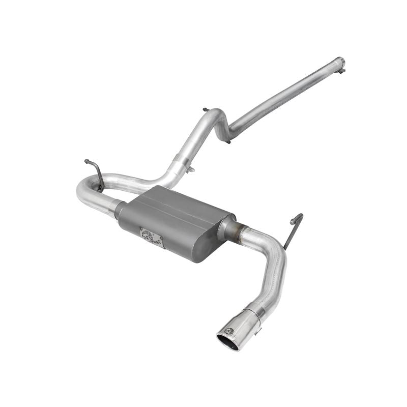 aFe Scorpion 2-1/2 IN Aluminized Steel Cat-Back Exhaust System w/ Polished Tip (49-08045-P)