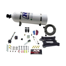 Load image into Gallery viewer, Nitrous Express 4150 Hitman Plus 4-BBL Nitrous Kit (50-200HP) w/15lb Bottle (40041-15)