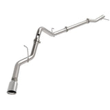 aFe L6 Large Bore-HD 3 IN 409 Stainless Steel DPF-Back Exhaust System w/Polished Tip for 23-24 GM Trucks (49-44144-P)