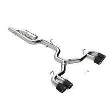 Load image into Gallery viewer, MBRP Exhaust 3in. Cat Back Quad Split Rear T304 CF Tip (S46123CF)