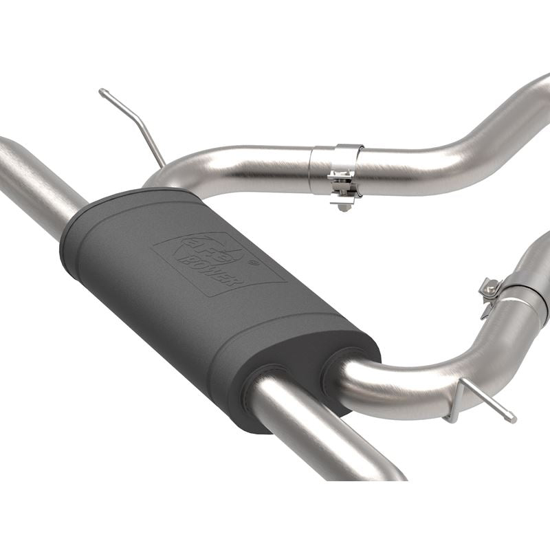 aFe Vulcan Series 2-1/2 IN 304 Stainless Steel Cat-Back Exhaust System for 2019-2020 Ford Edge(49-33133)