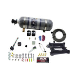 Nitrous Express 4150 4-BBL/Gasoline Nitrous Kit (100-500HP) w/Composite Bottle (50040-12)