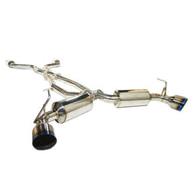 Load image into Gallery viewer, Invidia 2009+ Nissan 370Z Dual N1 GT Titanium Tip Cat-back Exhaust (HS09N7ZGD1GT)